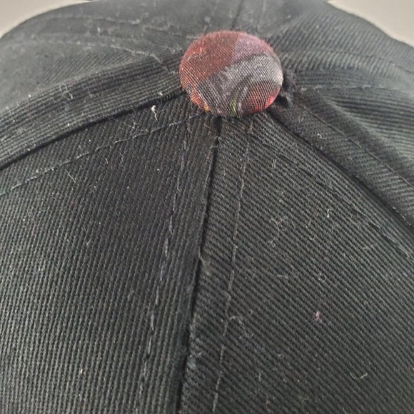 DIVA Hollywood Bling Rhinestone Adjustable Black Denim Hat Baseball Cap One Size - Picture 5 of 8